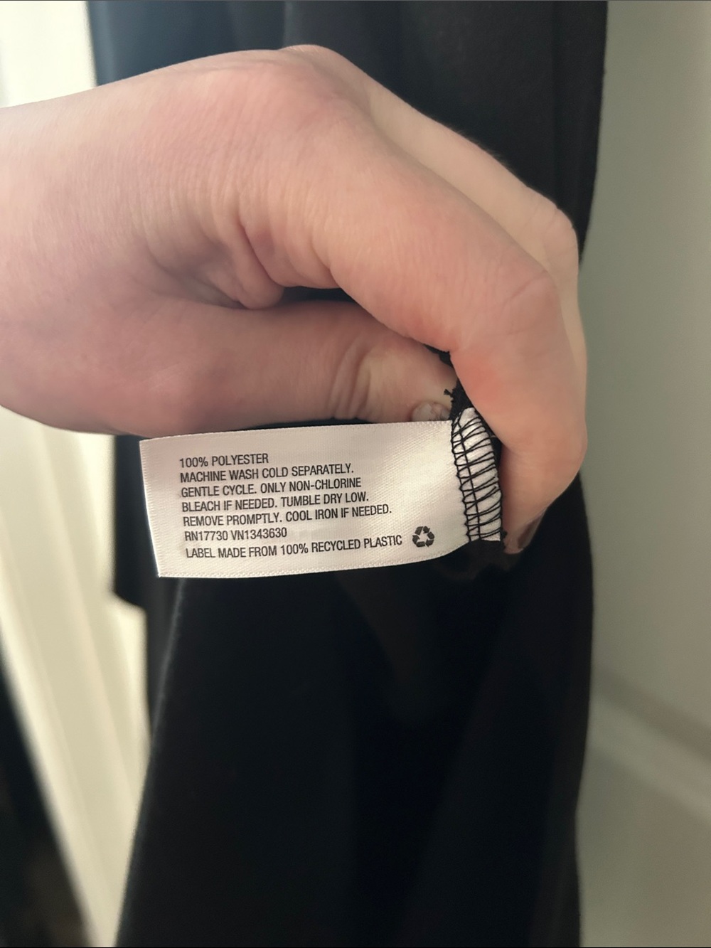 Prologue Black Midi Dress with Tie Waist - Picture 2 of 2